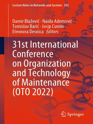 cover image of 31st International Conference on Organization and Technology of Maintenance (OTO 2022)